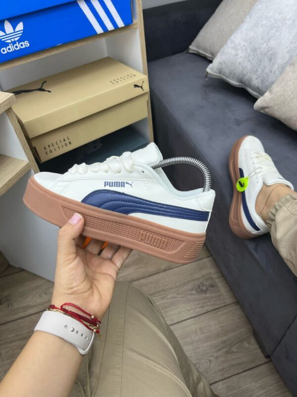Puma Smash 1.1 Blanco Azul
