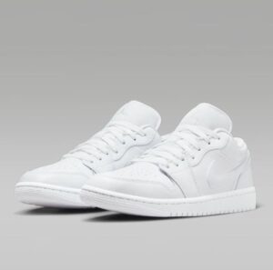 Jordan 1 low blanca