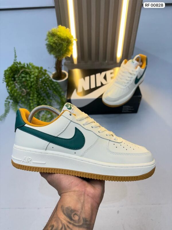 Nike Air Force 1 Blanco con verde1:1