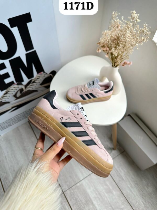 Adidas Gazelle Plataforma 1:1 Rosa V3